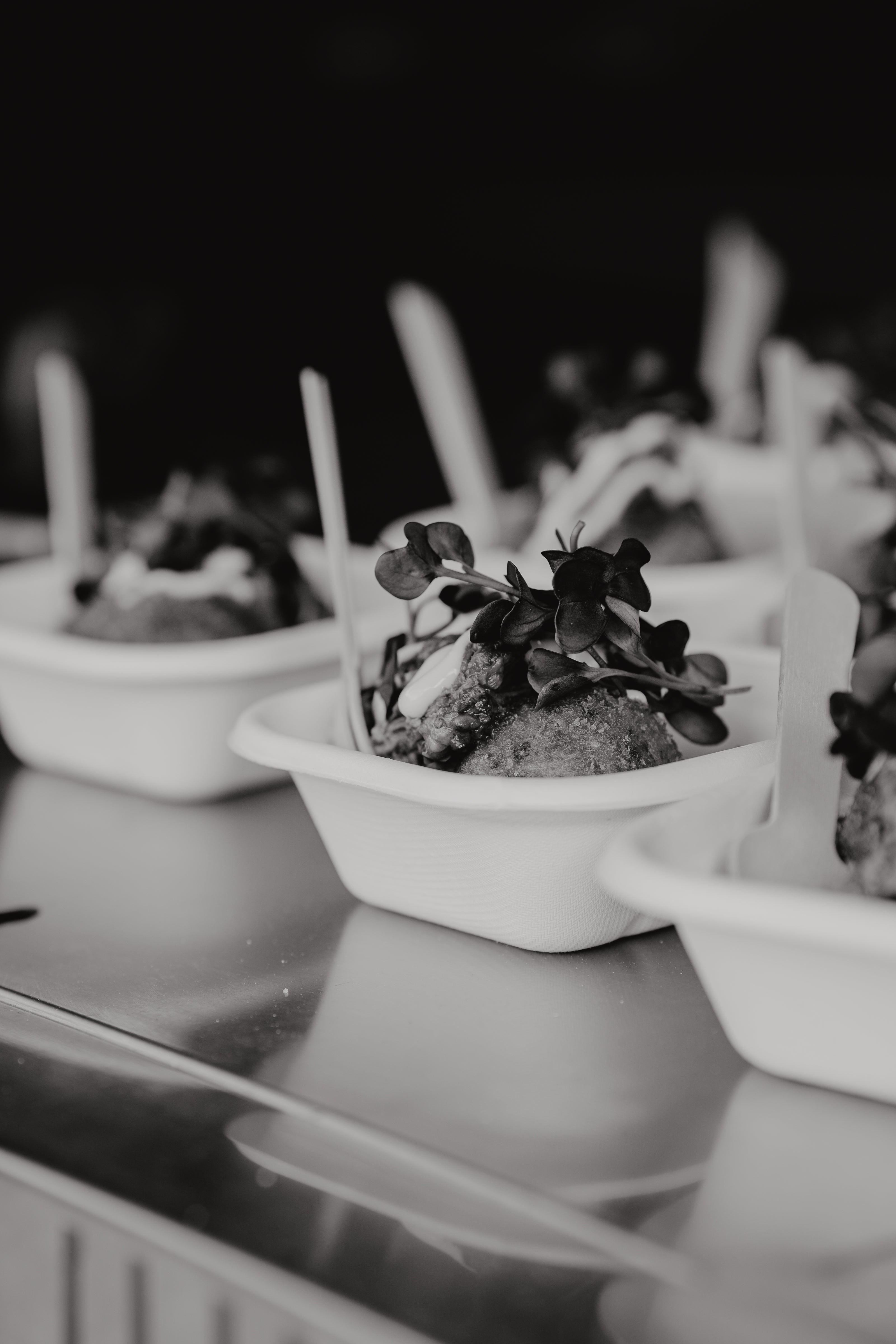 Food served in The Silo